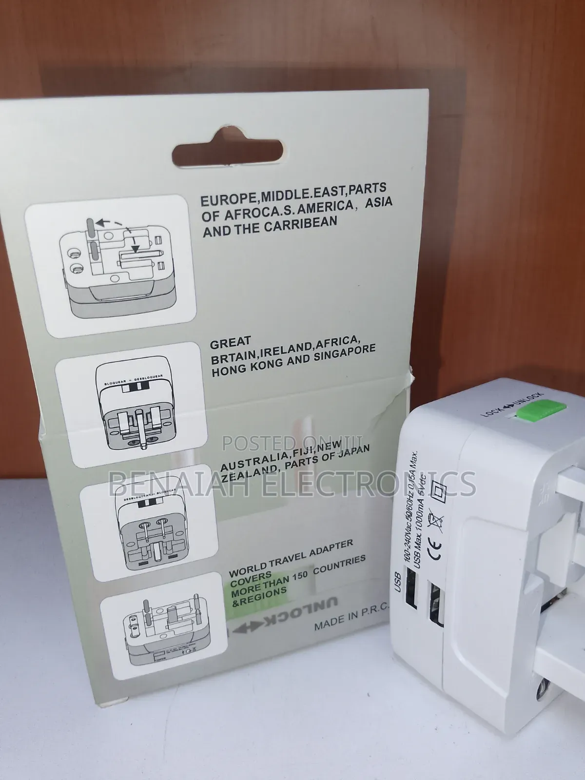 Traveling Adapter,covers Over 150 Countries and Regions
