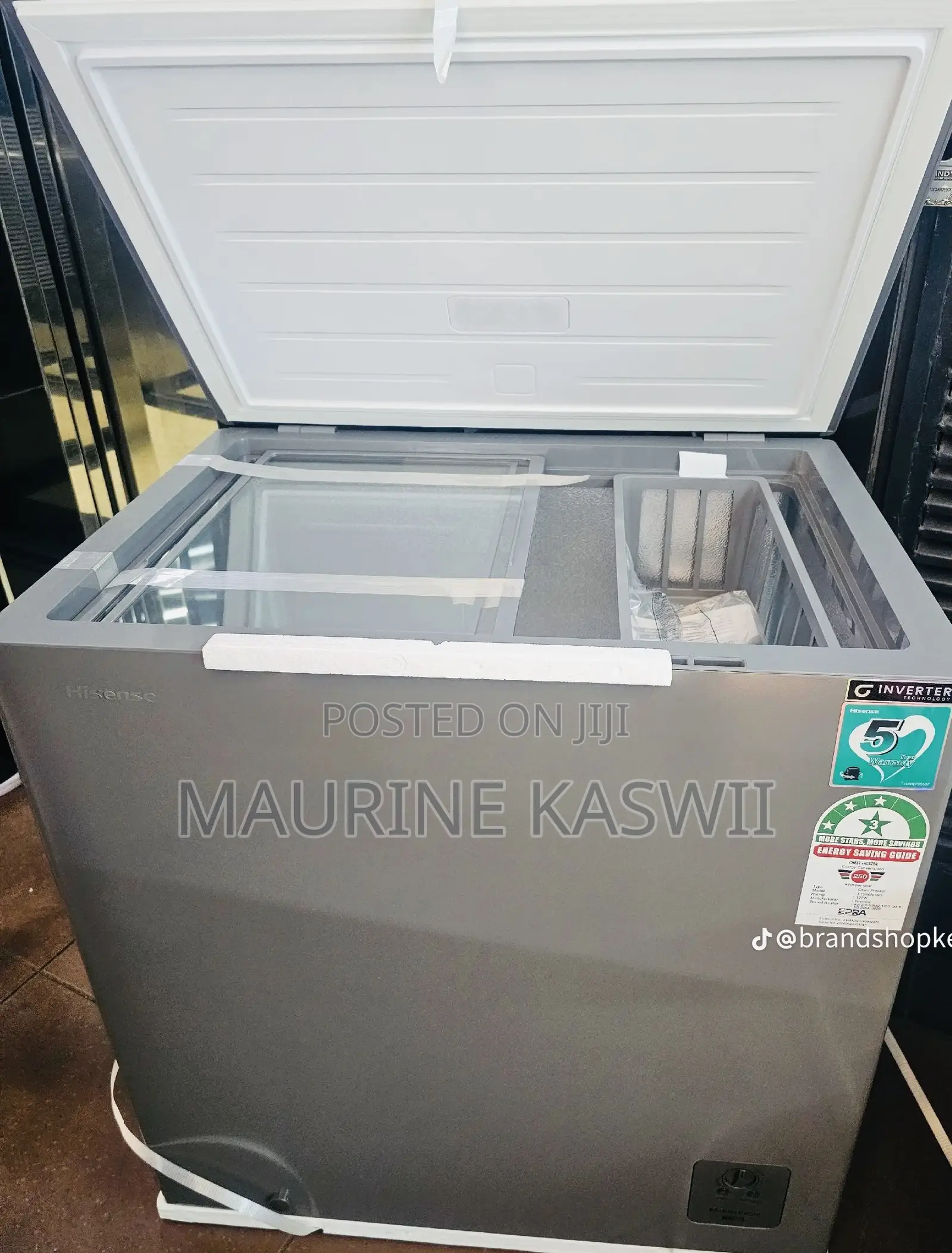 Hisense INVERTED 136L Chest Freezer-5yr Warranty