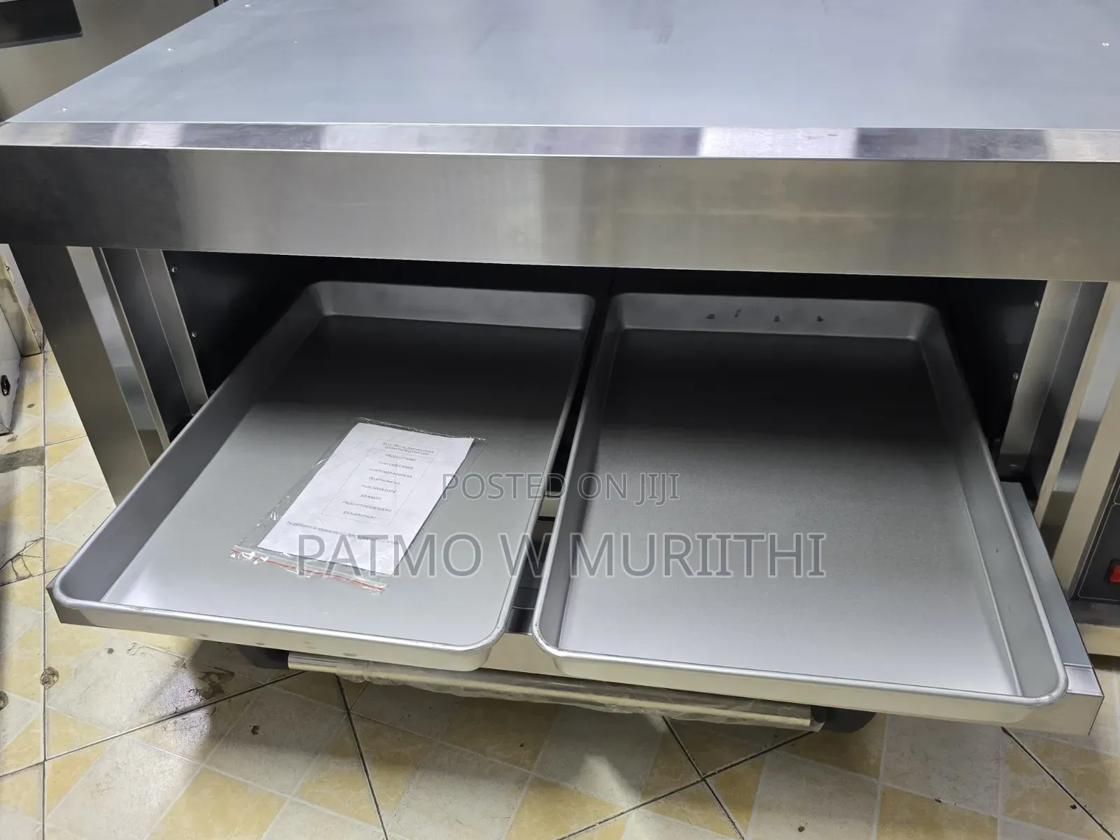 One Deck Commercial Oven Two Tray