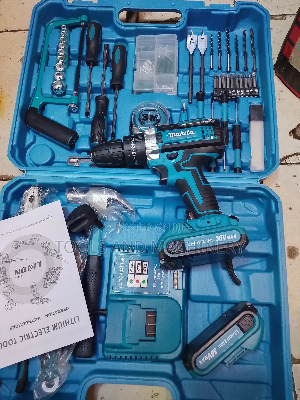 New Brand Makita Cordless Drill Set/36v Makita Reachable Drill Set