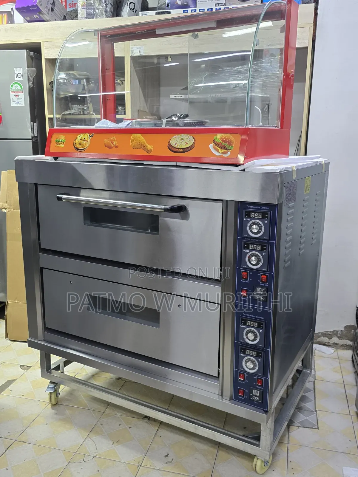 Commercial Electric Oven 2-Deck 4 Tray
