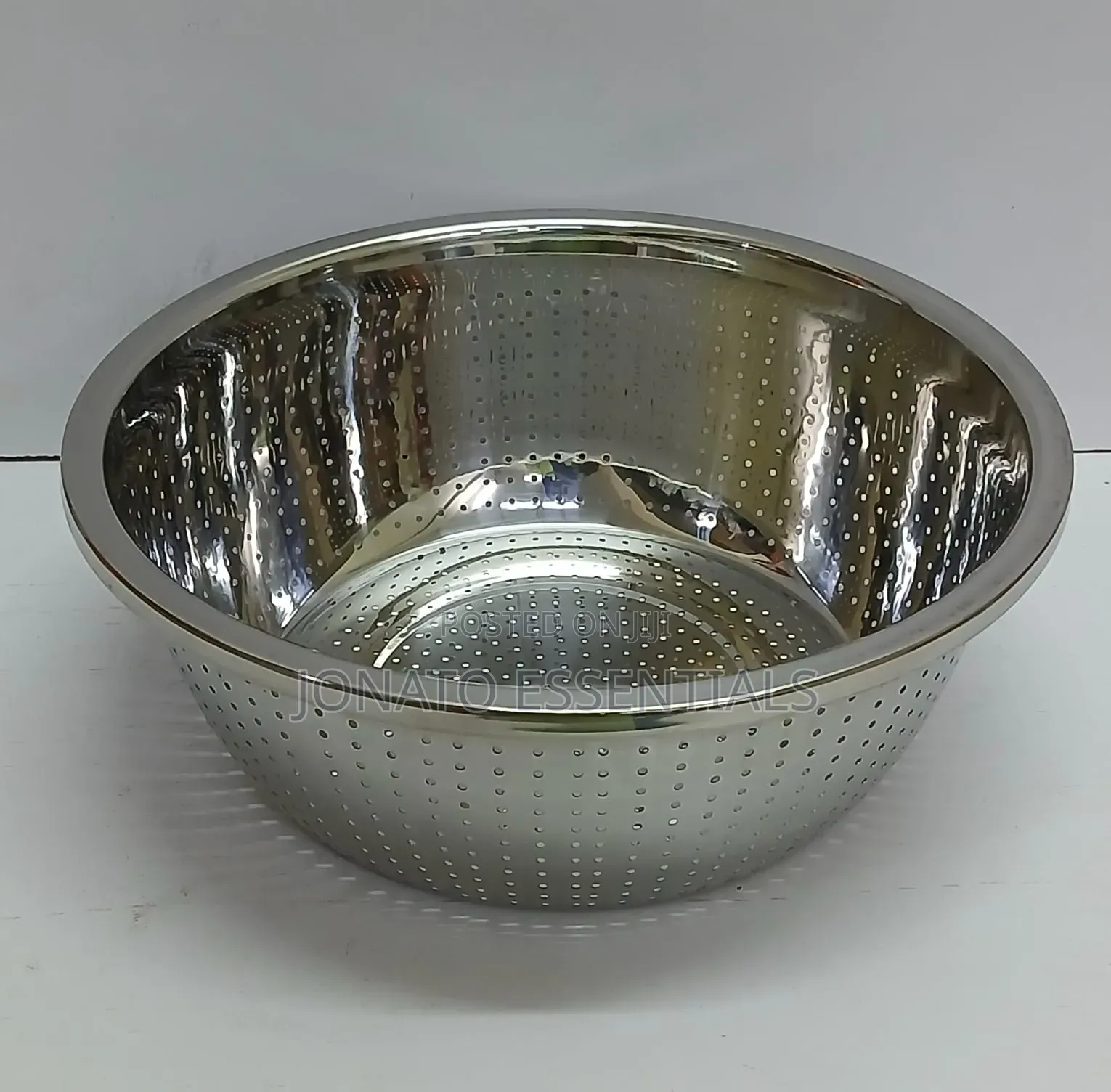 Stainless Steel Colander Strainer Bowl Set Kitchen Washing Basket