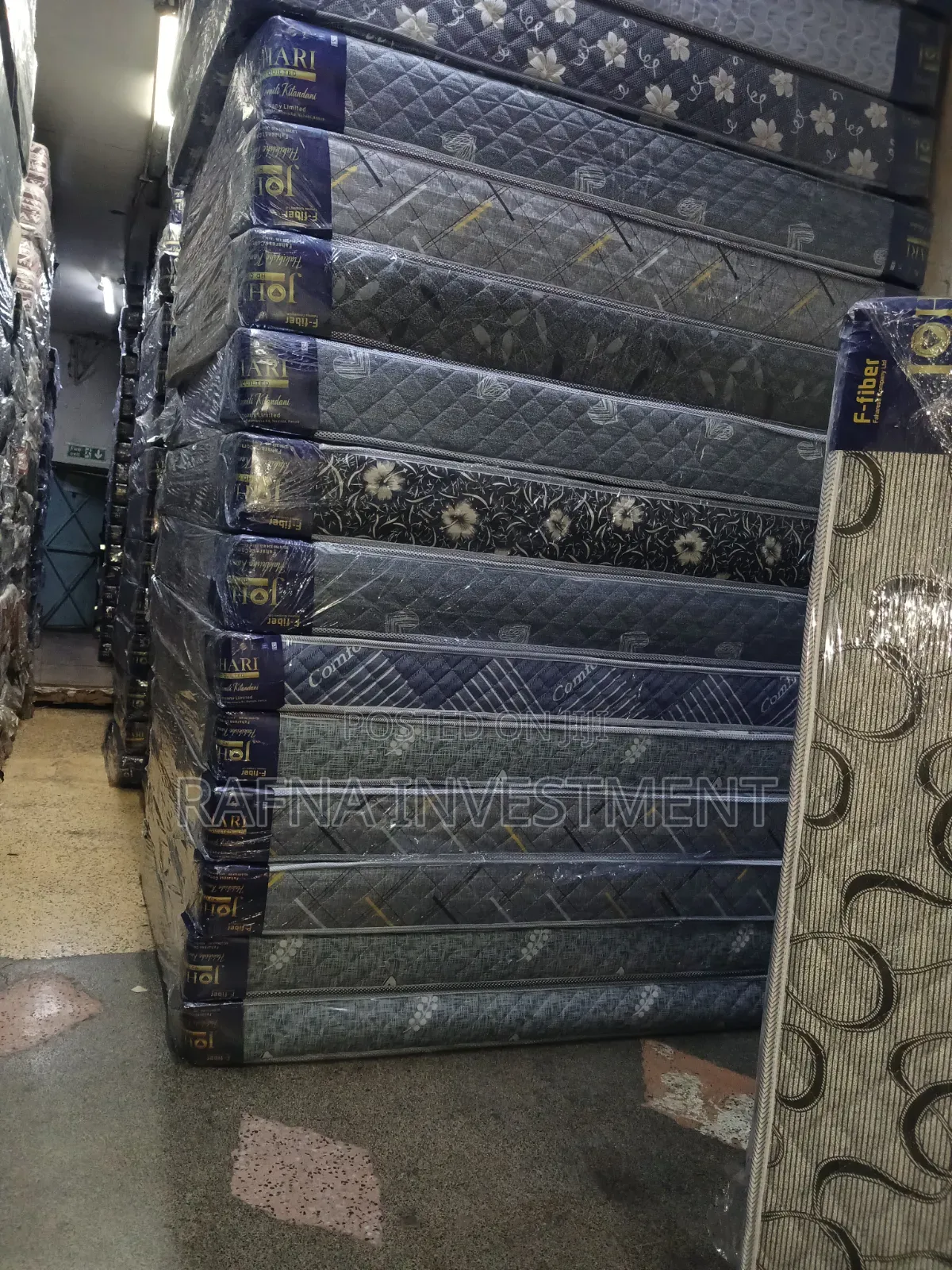 6×6×8" at 8999 Johari Fiber Mattresses