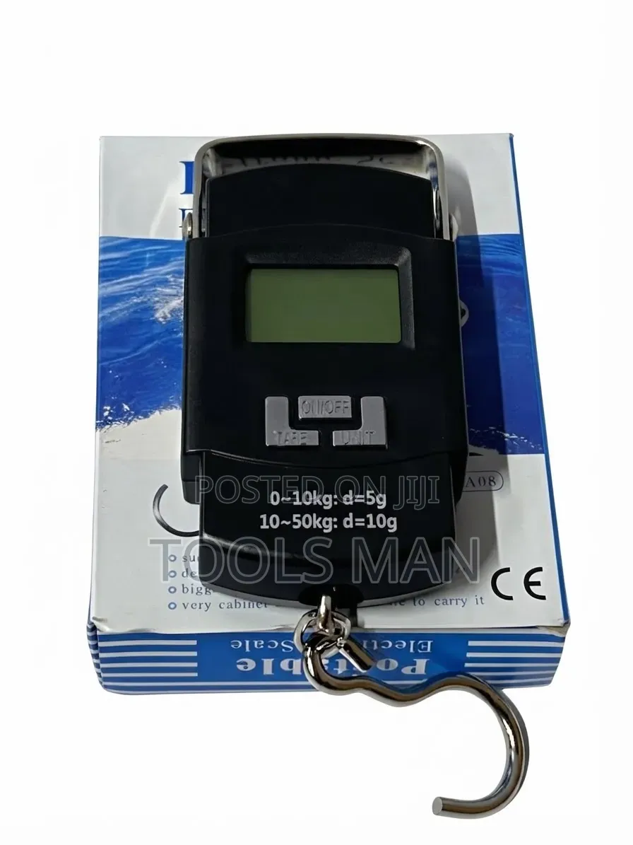 Digital Hanging Scale 50kg Portable Luggage Scale.