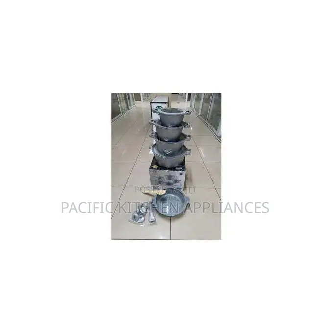Bosch 11pc Cookware With Silicone Lid Covers Color Grey