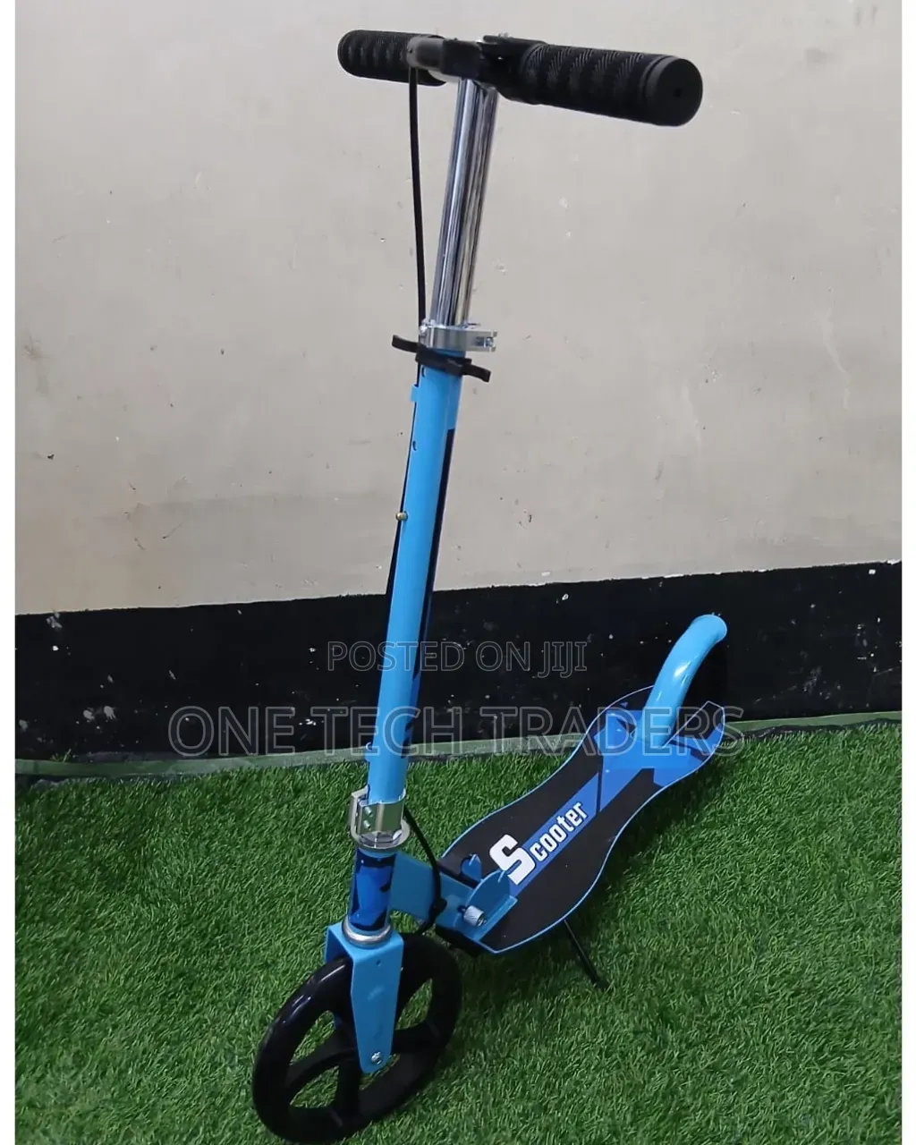 Foldable Mettalic Scooter With Hand Brake, Age 8yrs, Teenager Adult