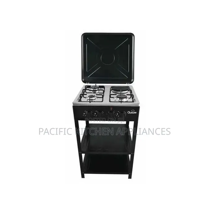 OLELON Gas Cooker Free Standing 3 Gas Burners + 1