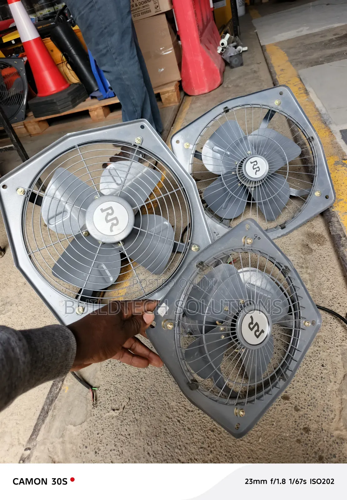 12" Metal Exhaust Fan/Heavy Duty Fan Extractor