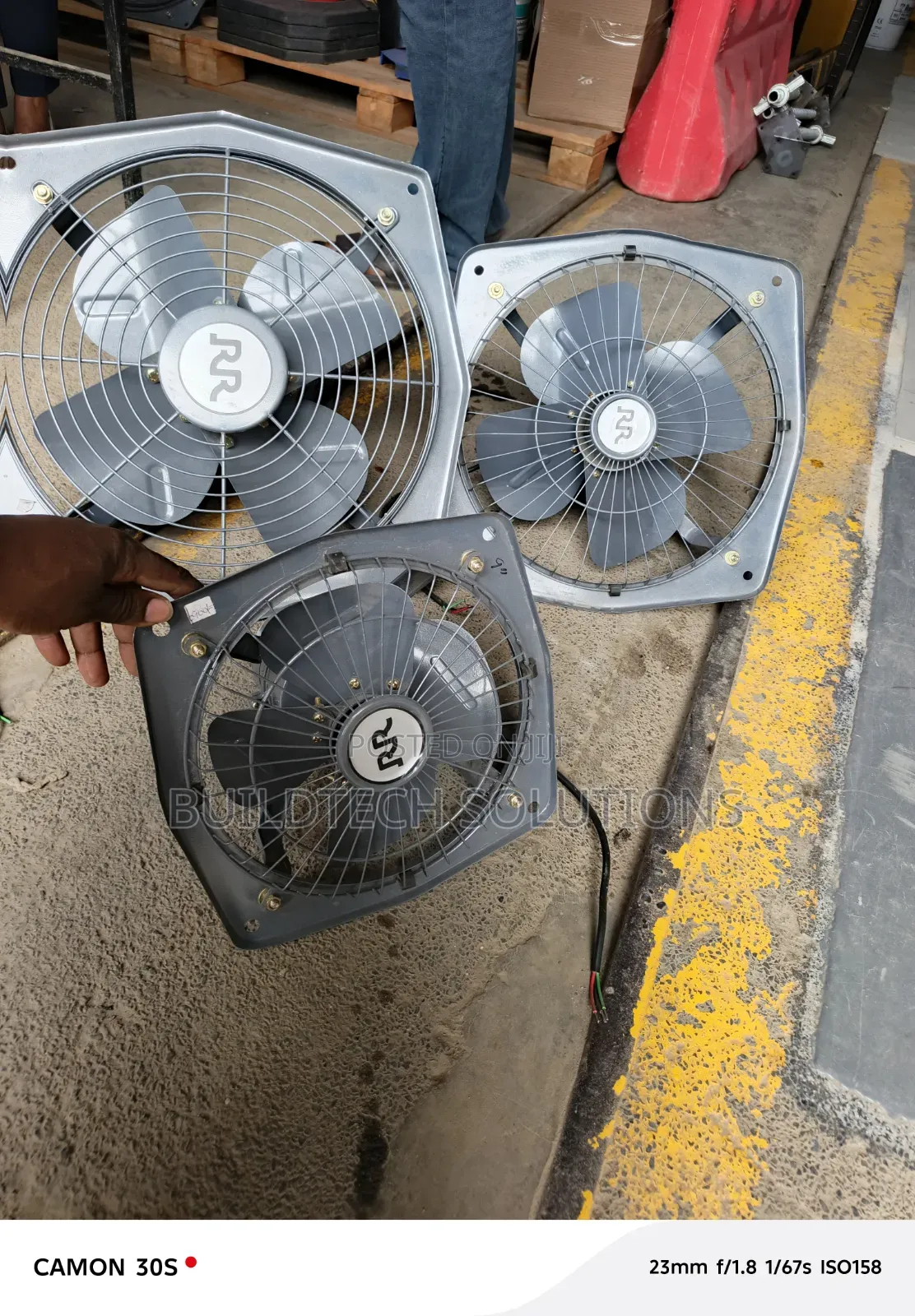 RR 12" Mettalic Exhaust Fan New