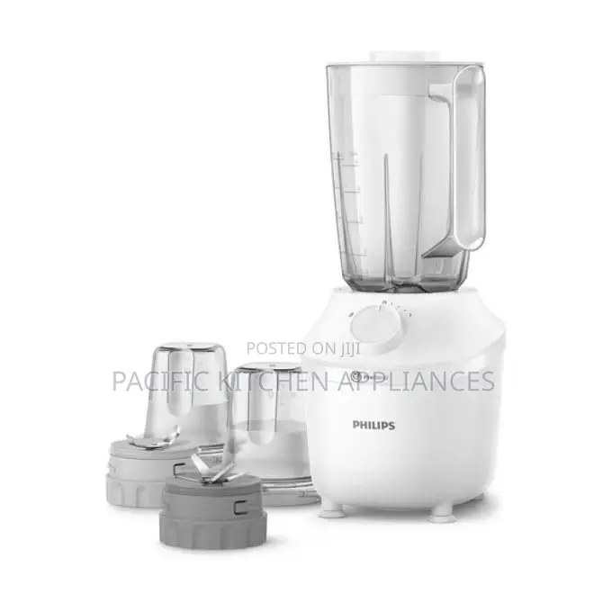 Philips Blender 450W 1L Plastic Jar + Chopper +Grinder