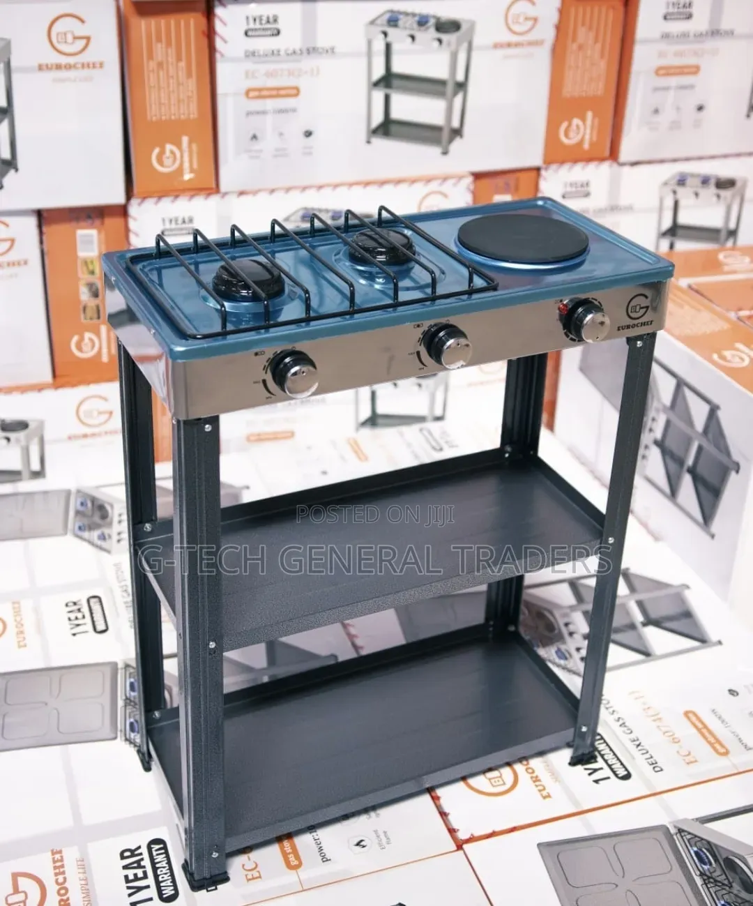 Eurochef Deluxe Gas Stove (Model: EC-6073 2+1)