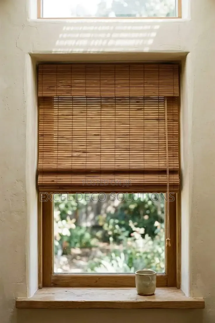 Bamboo Roller Blinds | Natural Window Shades KSh 5,999/M2