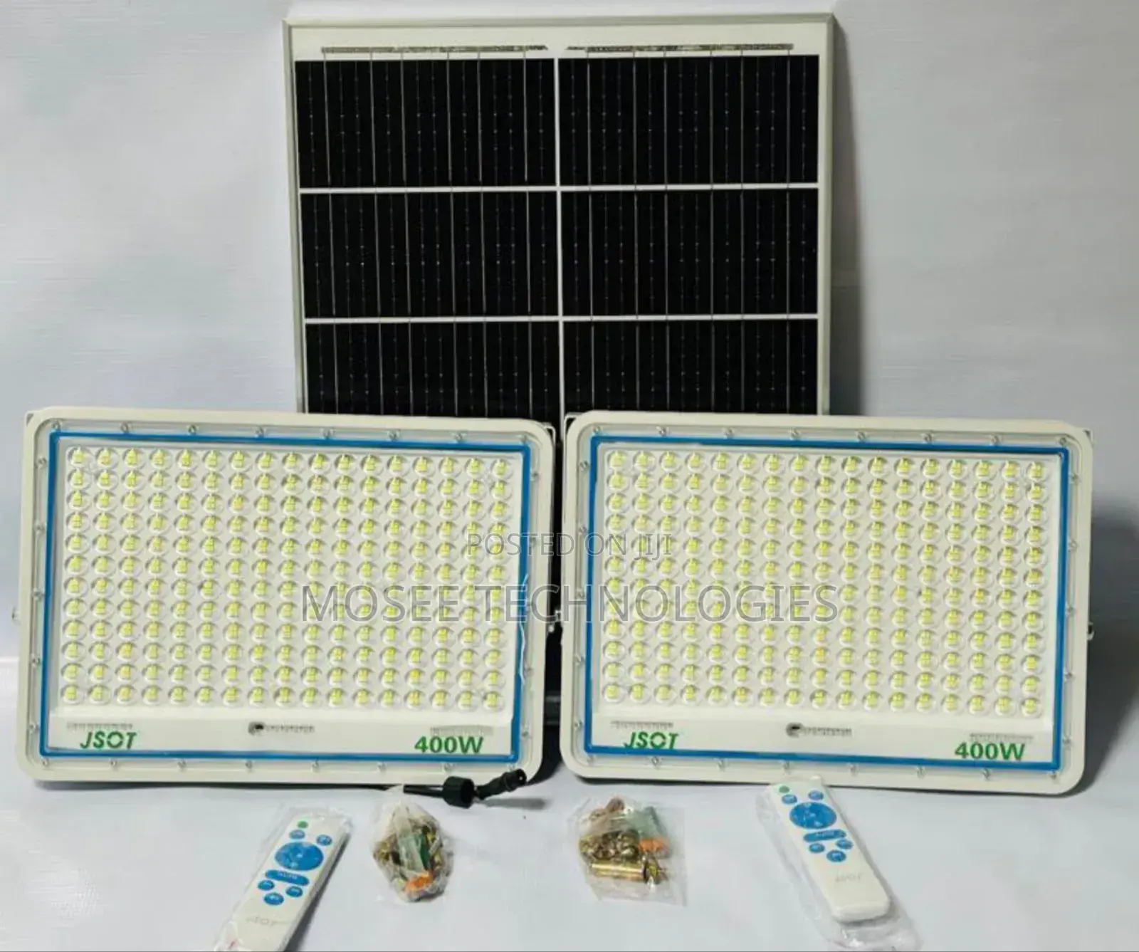 400W 2-in-1 Solar LED Floodlight for Outdoor Lighting