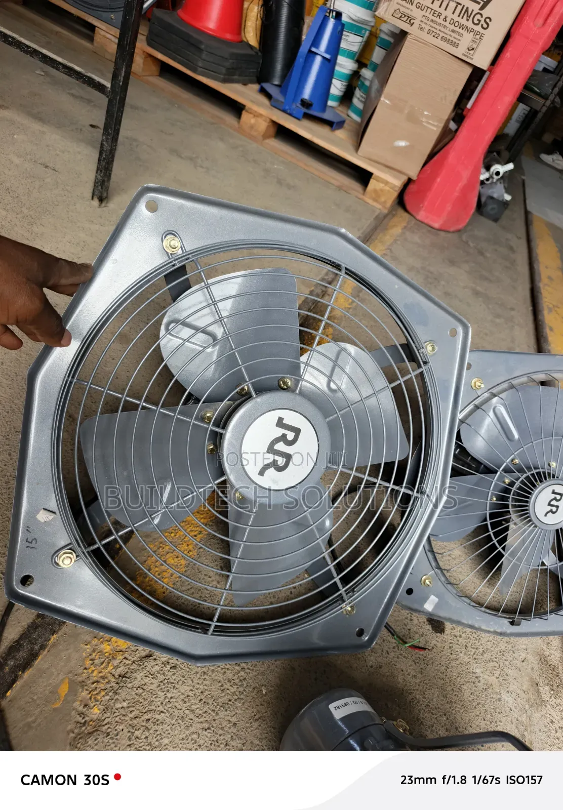 Industrial Exhaust Fan – 9", 12", 15", 18" 24"
