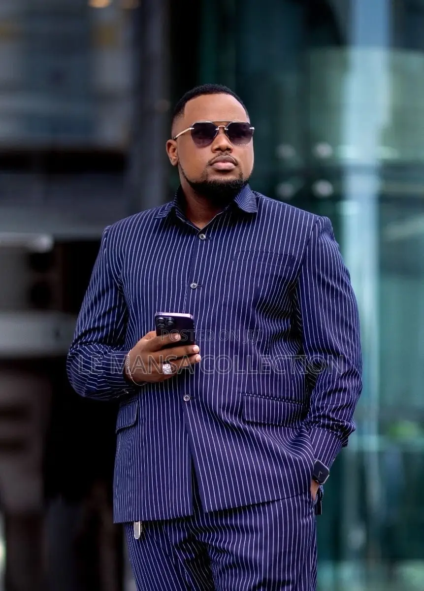 Executive Pinstriped Kaunda Suits