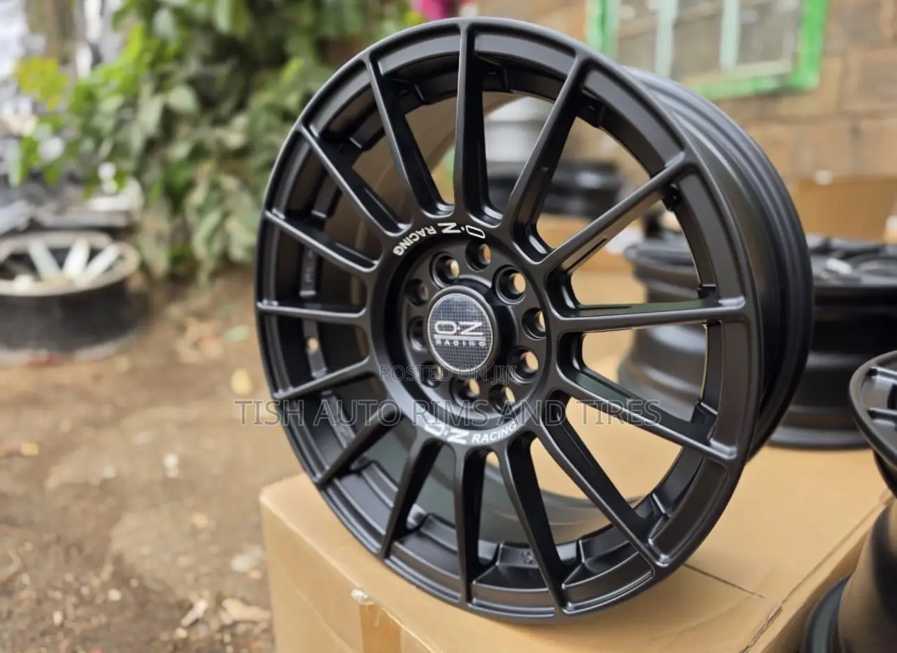 Black OZ Racing Universal 15 Inch Rims Set