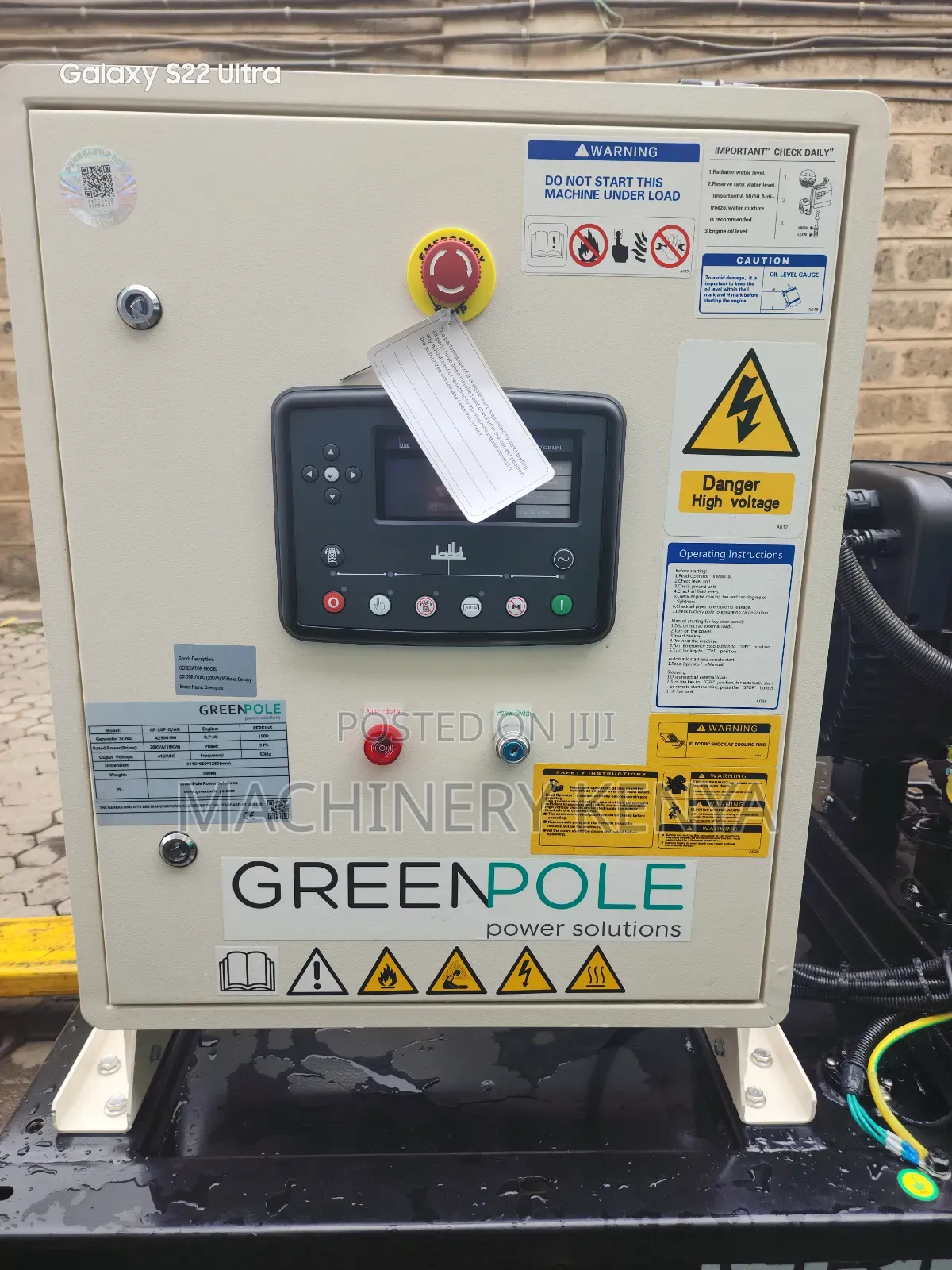 20kva Perkins Brand New Generator