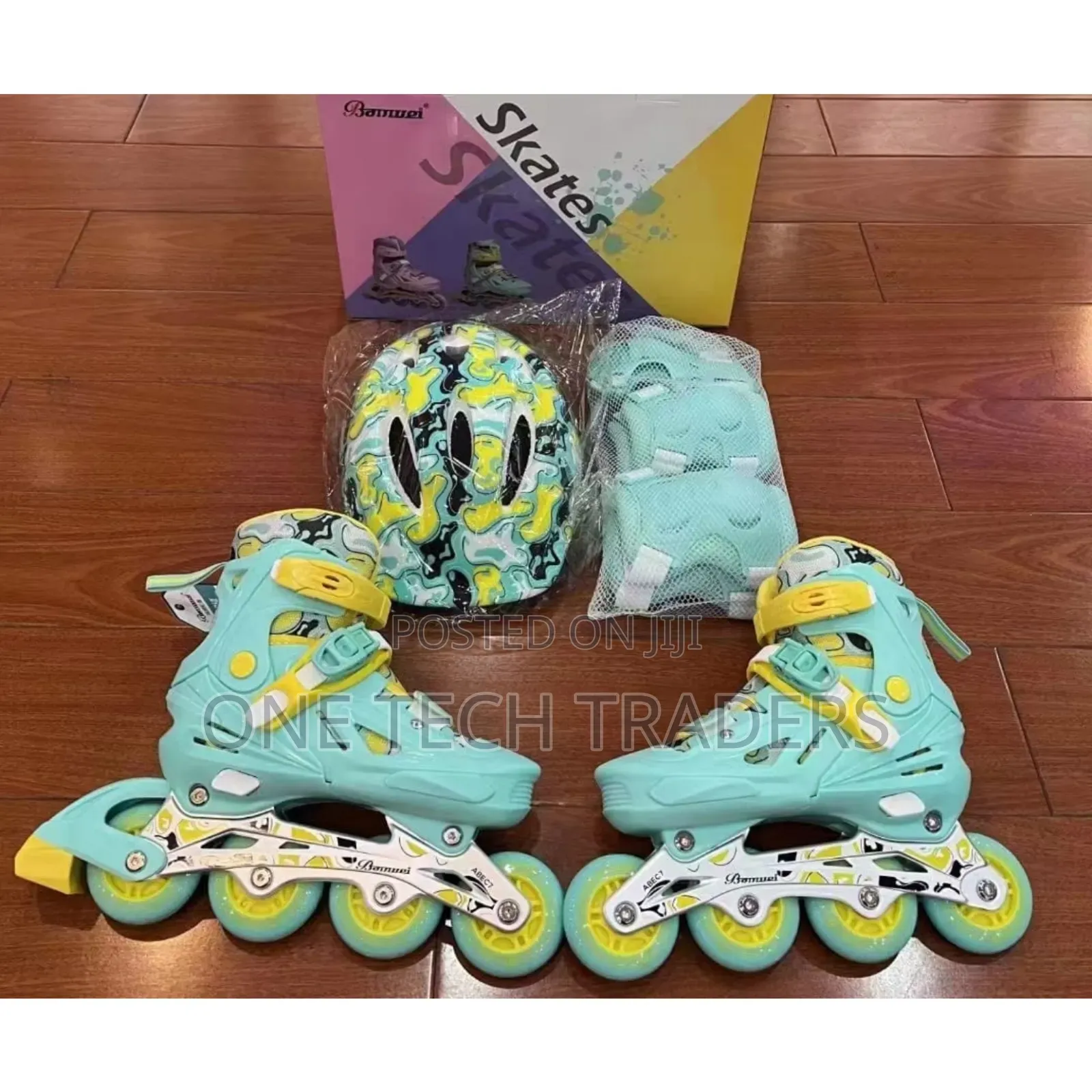 Skates Rubber Wheel Complete Set Size 31-42.