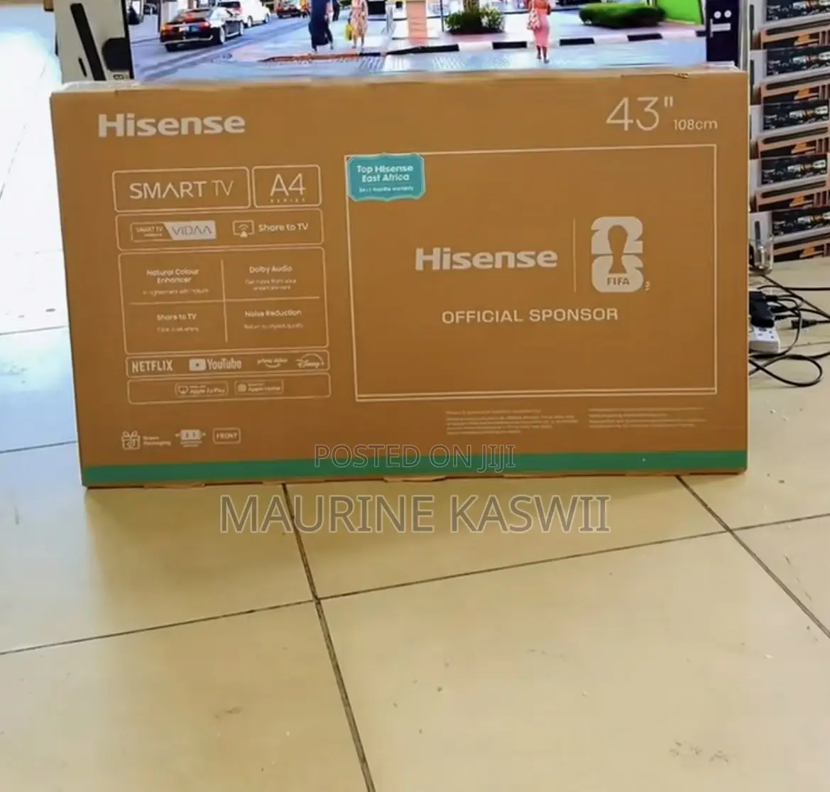 HISENSE 43” SMART 2 Years Warranty