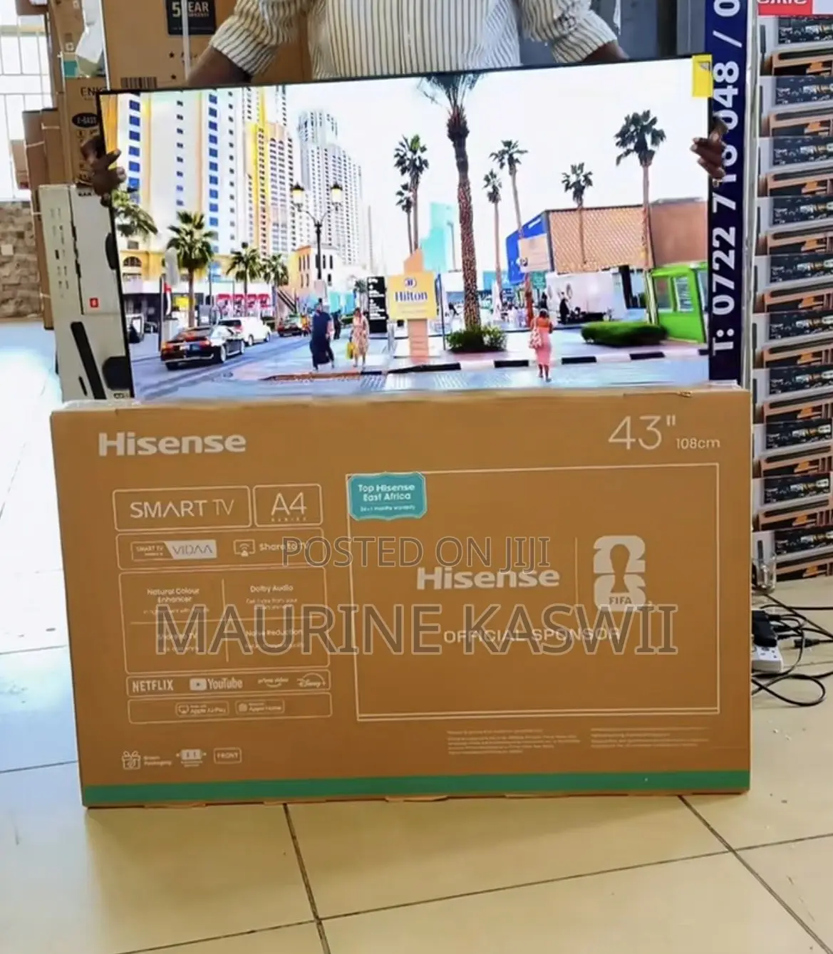 HISENSE 43” SMART 2 Years Warranty