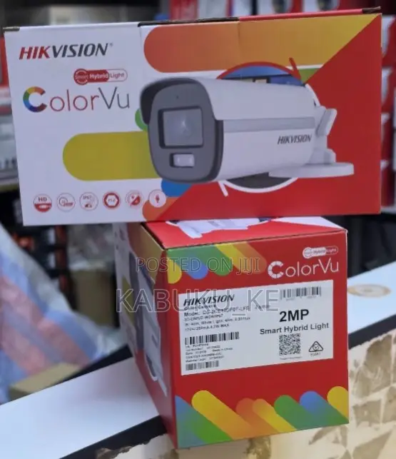 40 Meters Hikvision 2MP ColorVu Bullet DS-2CE10DF0T-PF