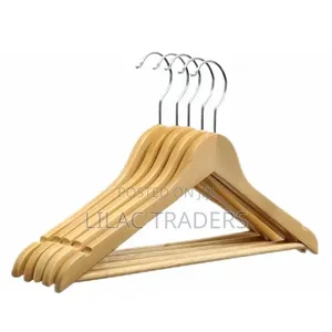 Premium Wooden Clothes Hangers 3pcs Alp