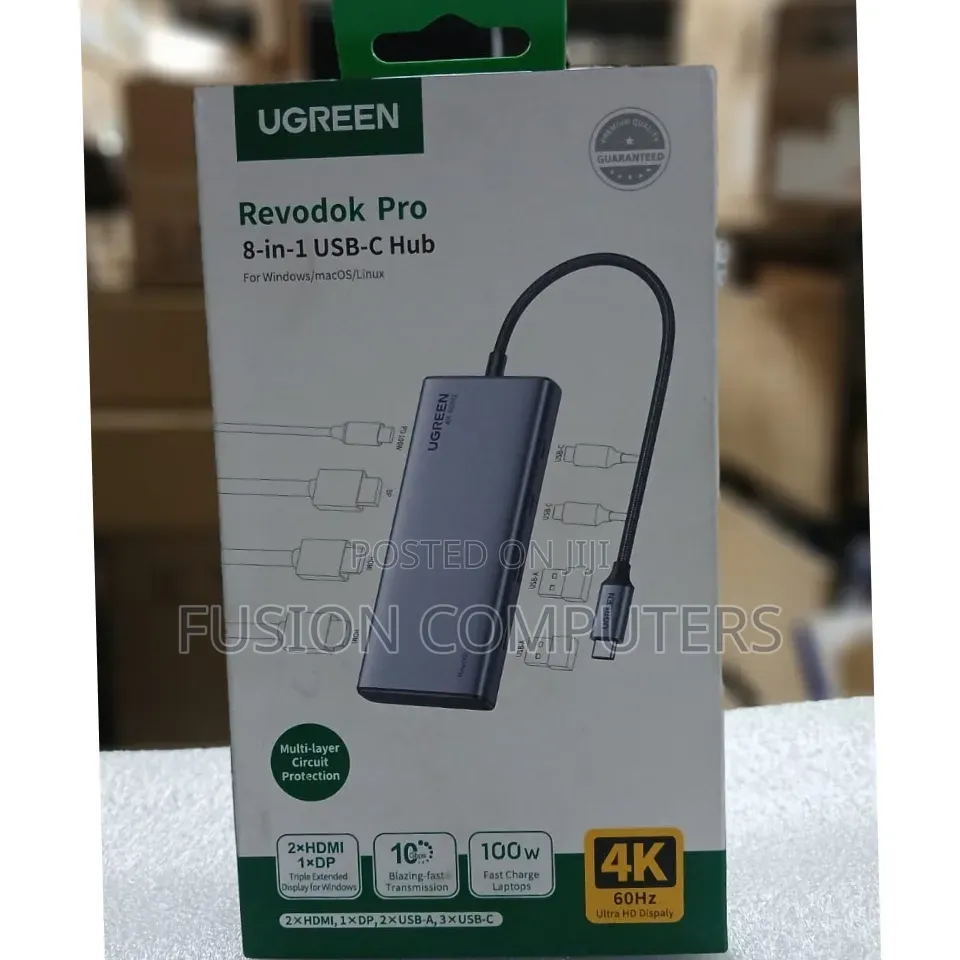 Ugreen Cm639
 Aluminum- USB-C Multifunction Hubs and Docking Stations