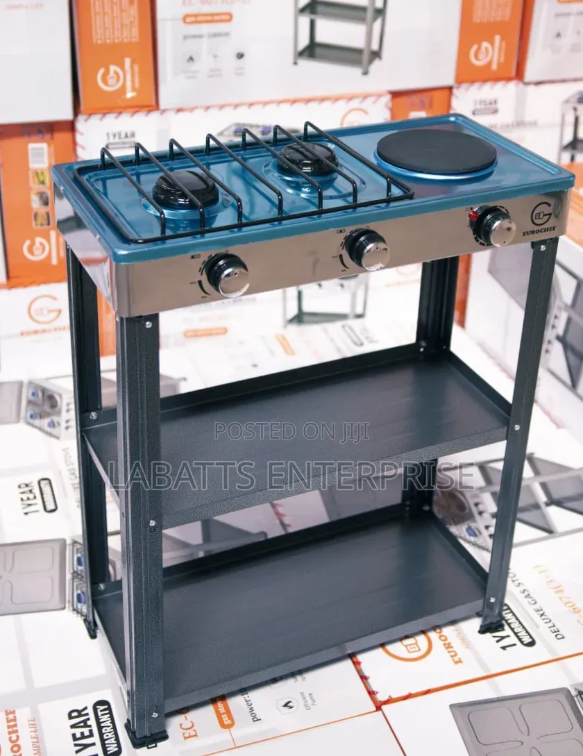 Eurochef EC-6073 2+1 Standing Cooker – Stainless Steel Powerful