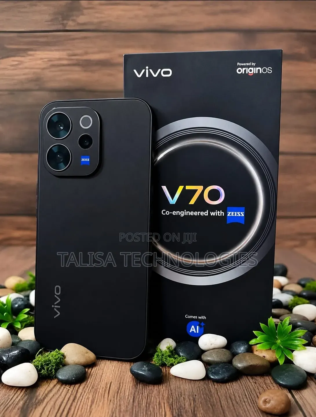 New Vivo V70 256 GB Black
