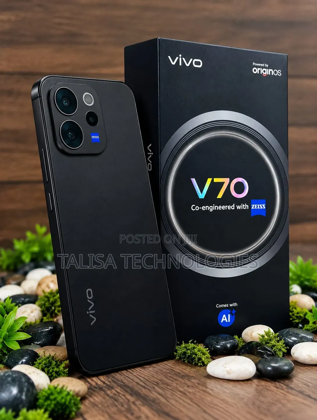 New Vivo V70 256 GB Black