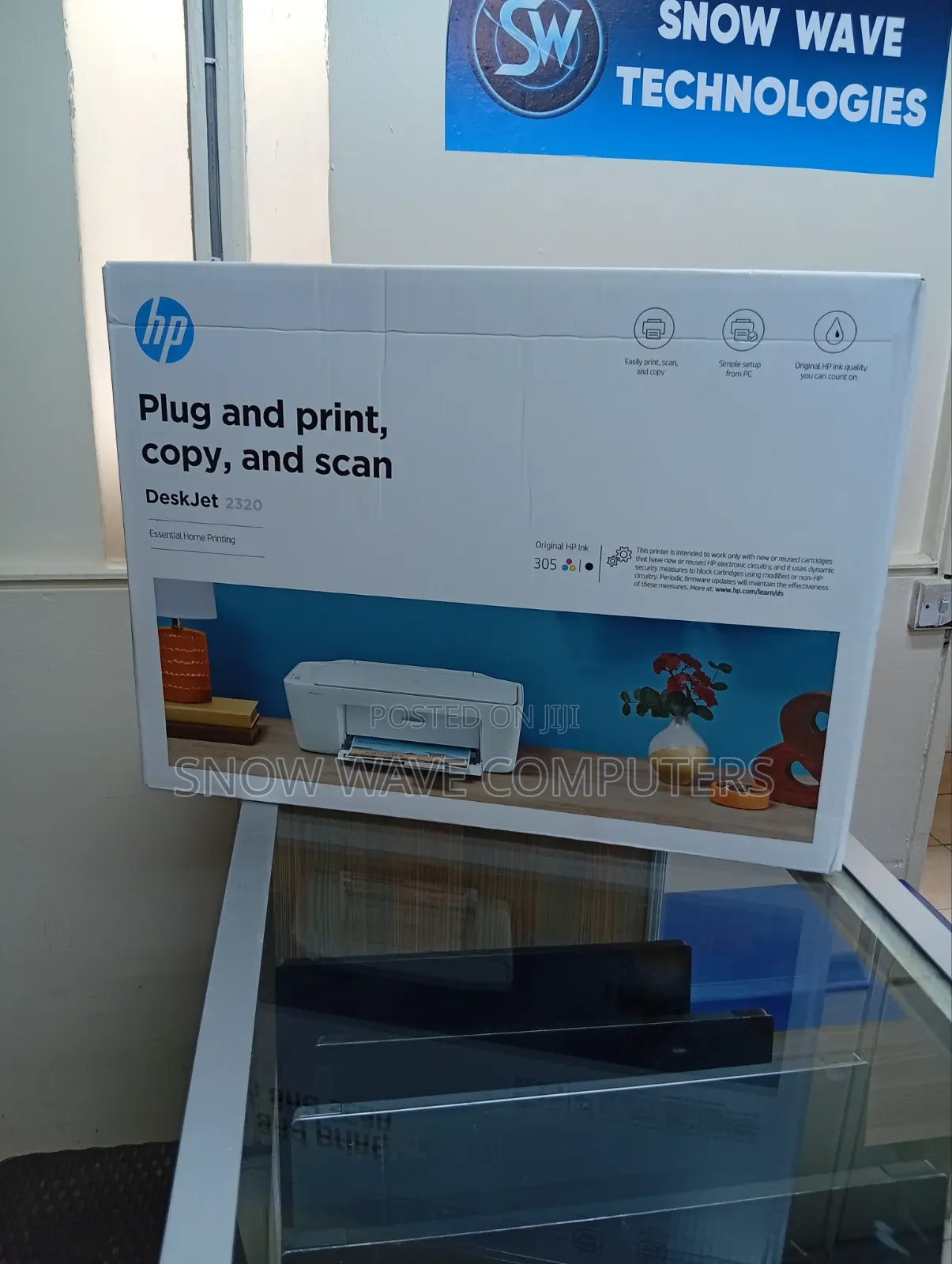 HP DeskJet 2320 Printer, Print Copy Scan