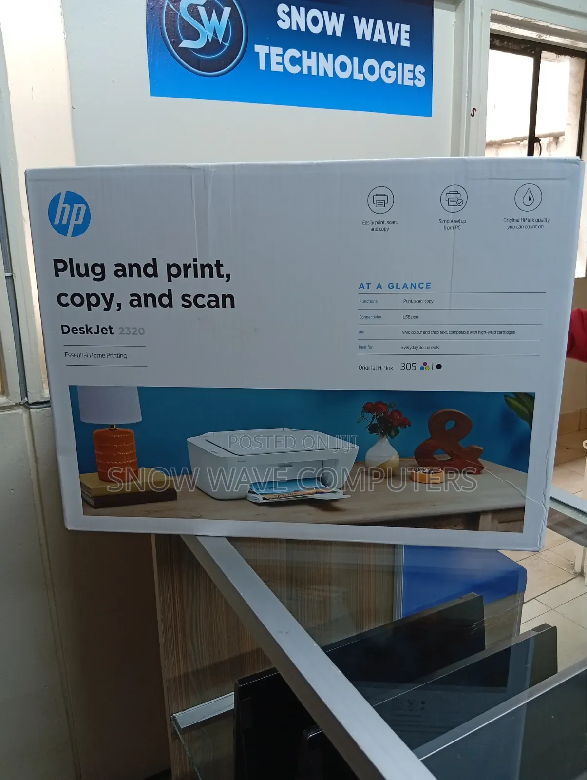 HP DeskJet 2320 Printer, Print Copy Scan