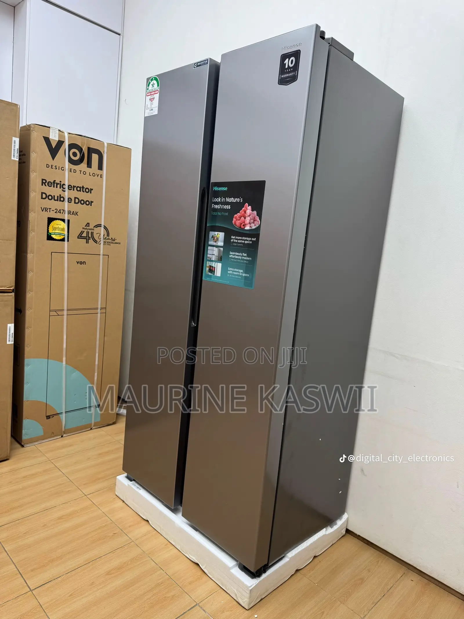 Hisense Fridge Side by Side Ref441dr