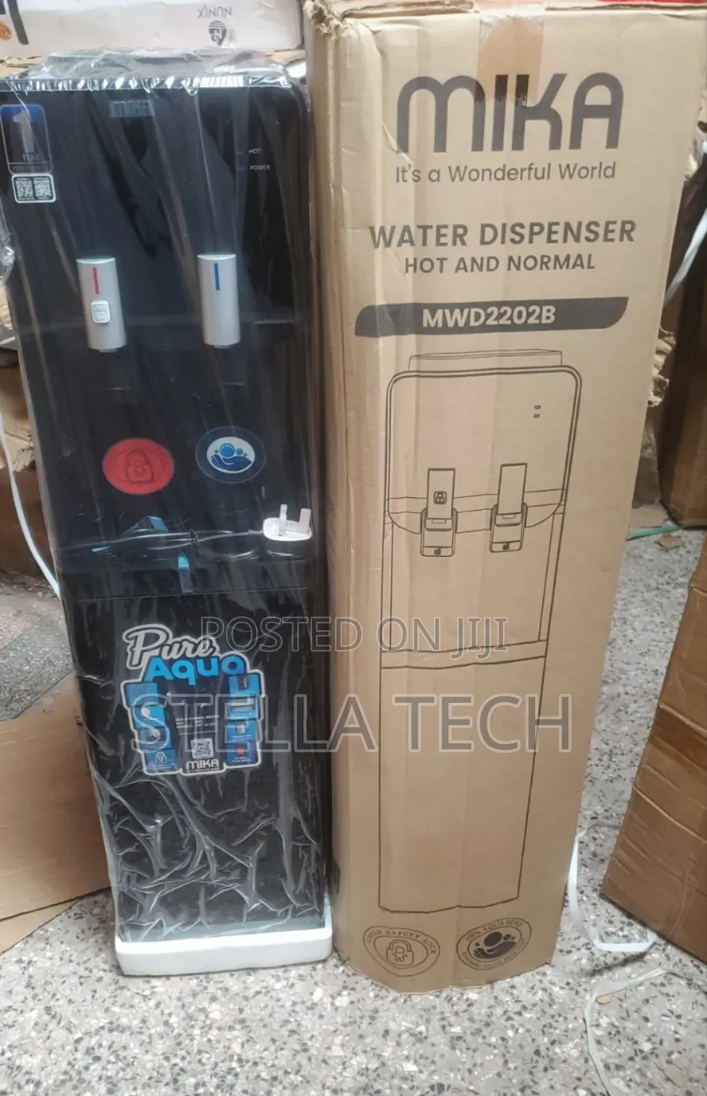Mika 2 Taps; Hot and Cold Water Dispenser