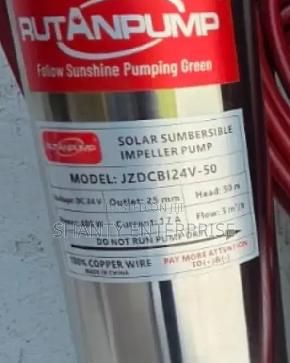 Rutan Submersible Solar Water Pump 50m Head 400w