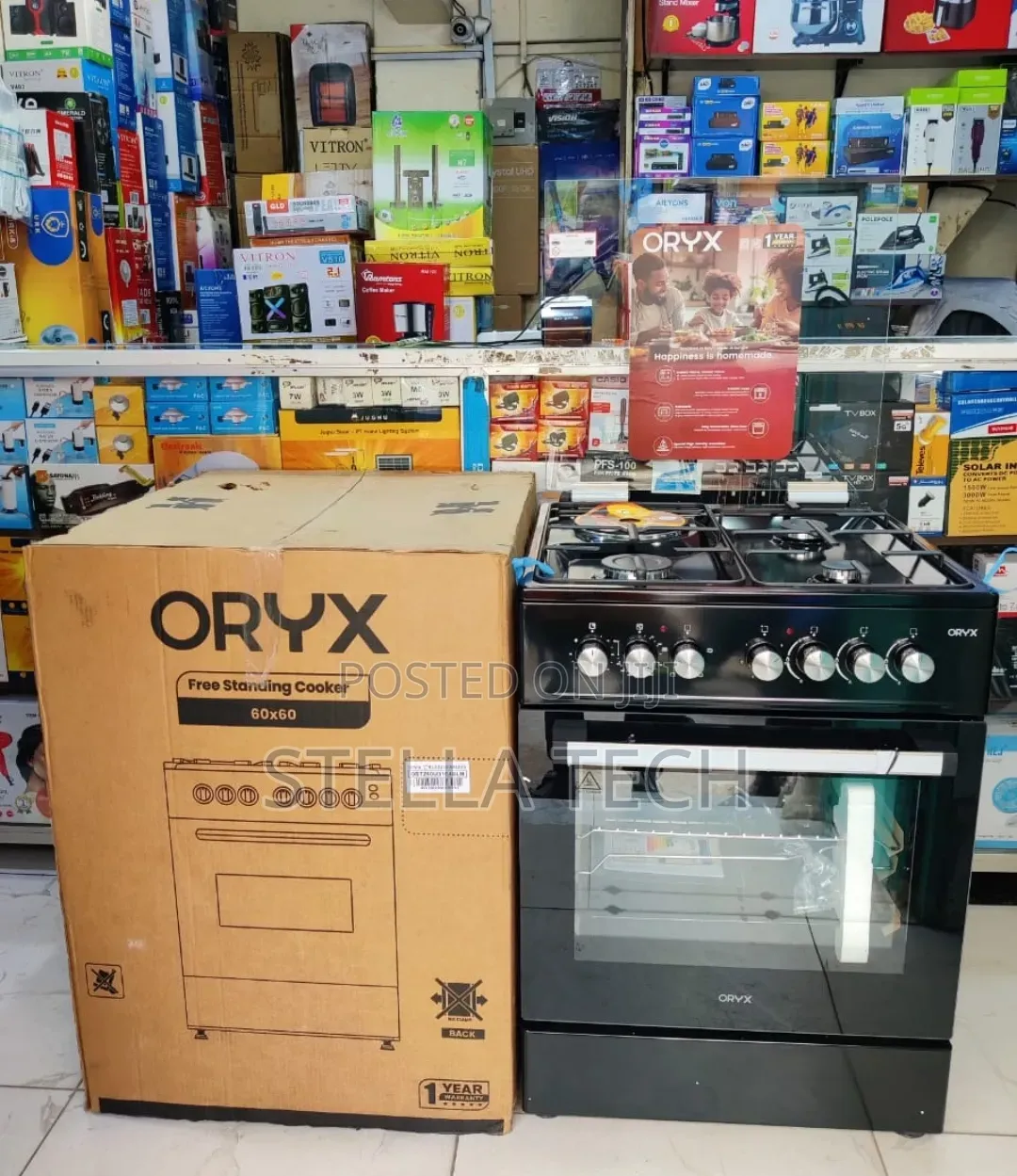 Mika ORYX Standing Cooker, 60cm X 60cm