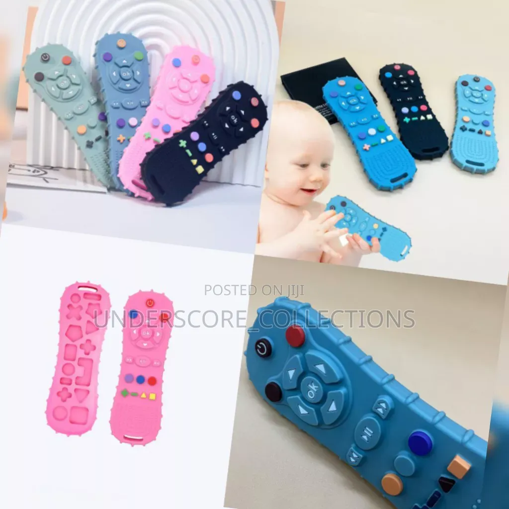 Silicone Baby Remote Teether Chew Toy