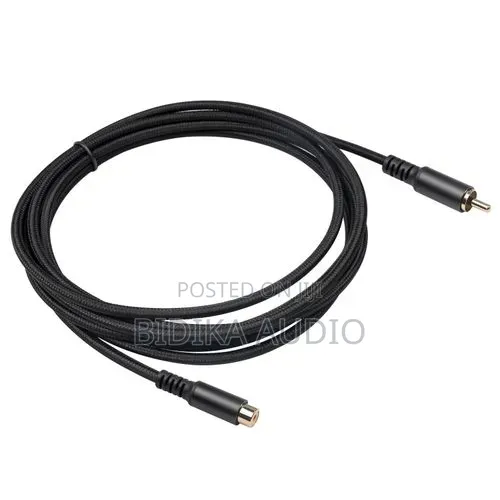 RCA Extension Cable Male to Female Audio AV Cable Cord for Speaker