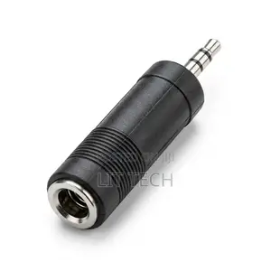 6.35mm (1/4") Female to 3.5mm (1/8") Male Stereo Audio Adapter
