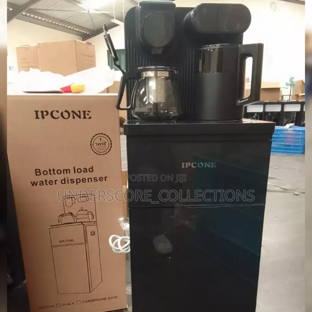 Black Ipcone Hot and Cold Bottom Load Water Dispenser