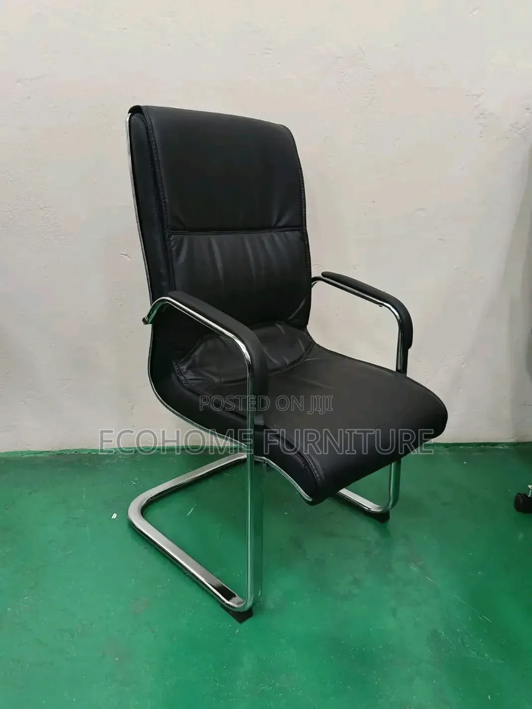 Black Executive Leather Office Conference Chair