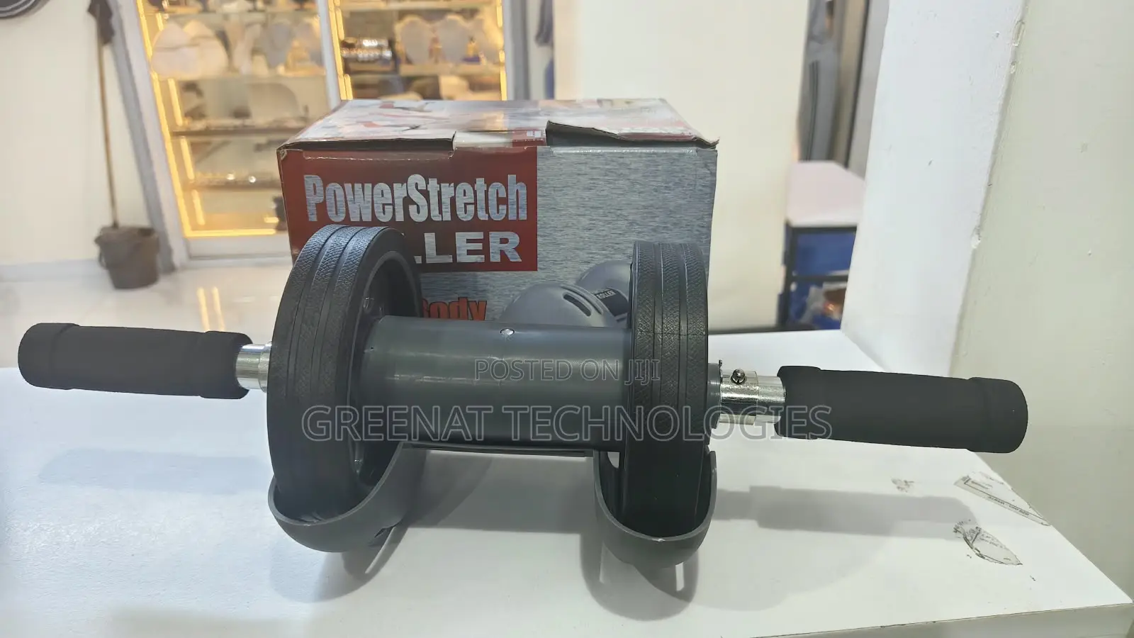 PowerStretch Roller Total Body Exerciser Ab Wheel Roller