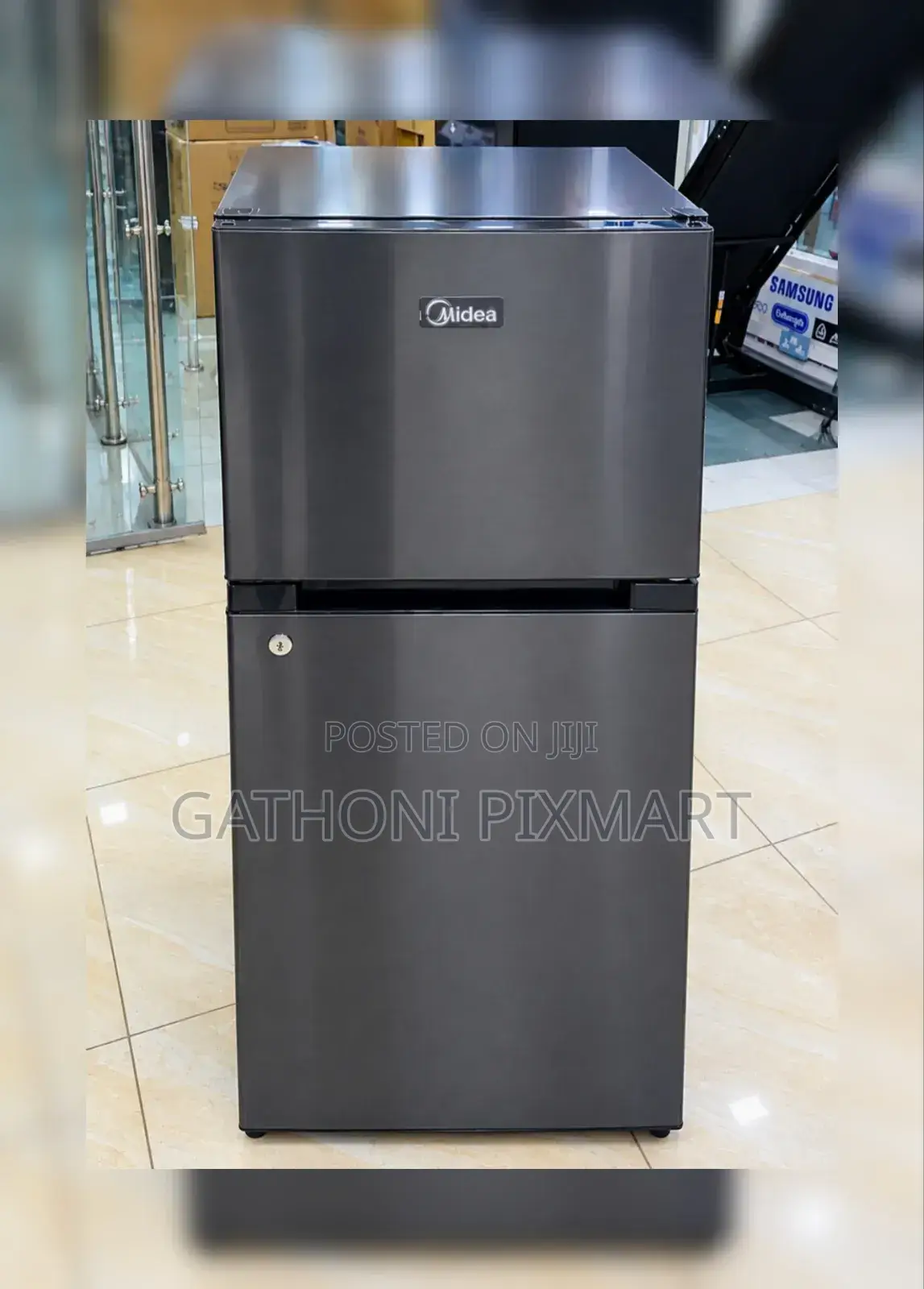 Midea 127L Double Door Fridge – MDRT187FGG28 | Top Freezer |