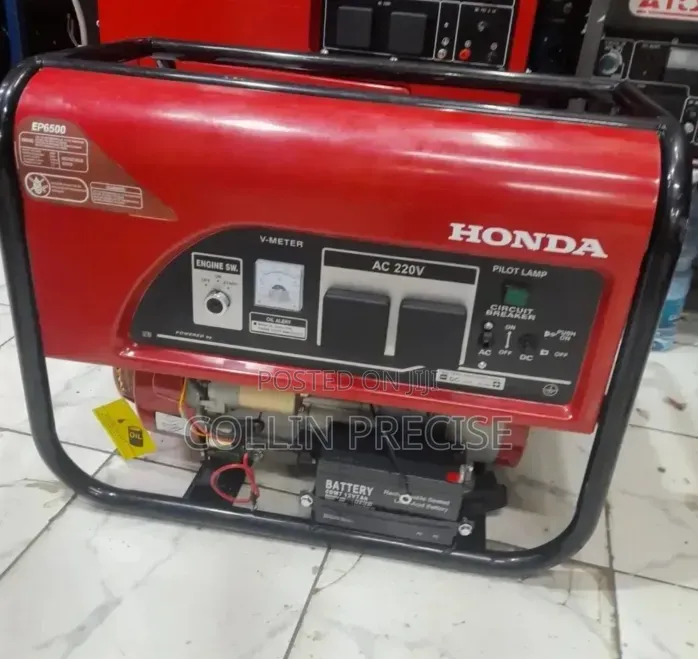 Honda Electric Start 6.5kva Gasoline Generator