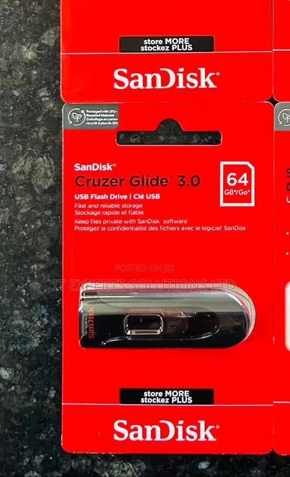 Sandisk Cruzer Glide 3.0 USB Flash Drive 64GB