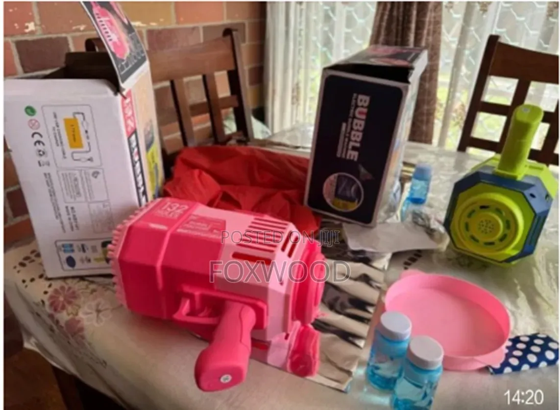 132 Holes Rechargeable Bubble Guns