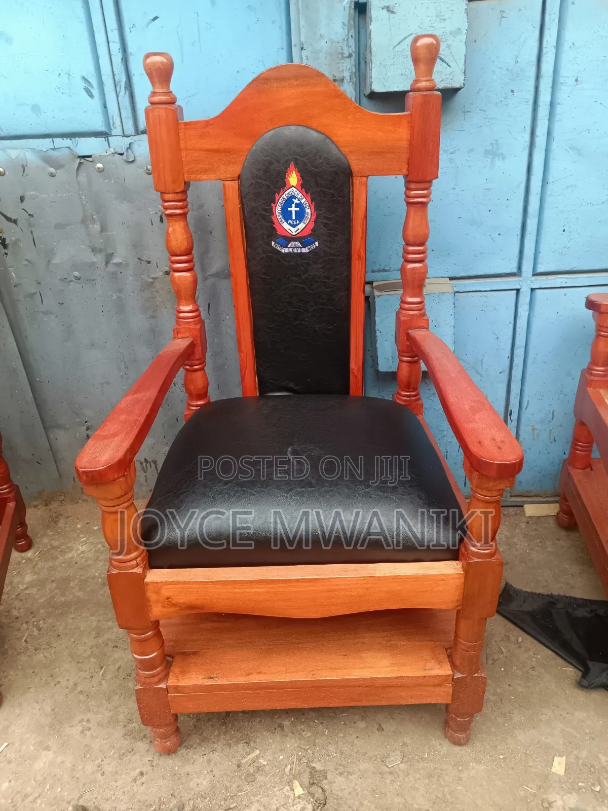 Altar Wooden Chair or Bishop Chair 