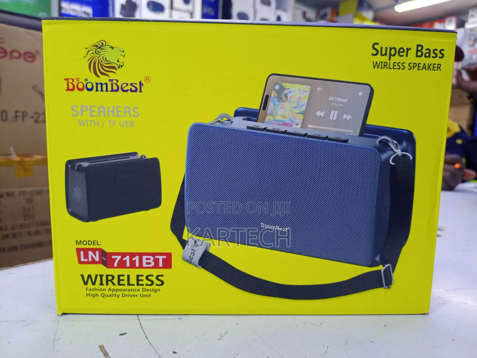 BoomBest LN-711BT Wireless Portable Music Speaker