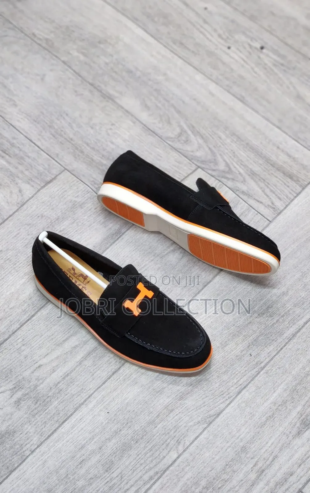 Hermes High Quality Men's Suede Loafers