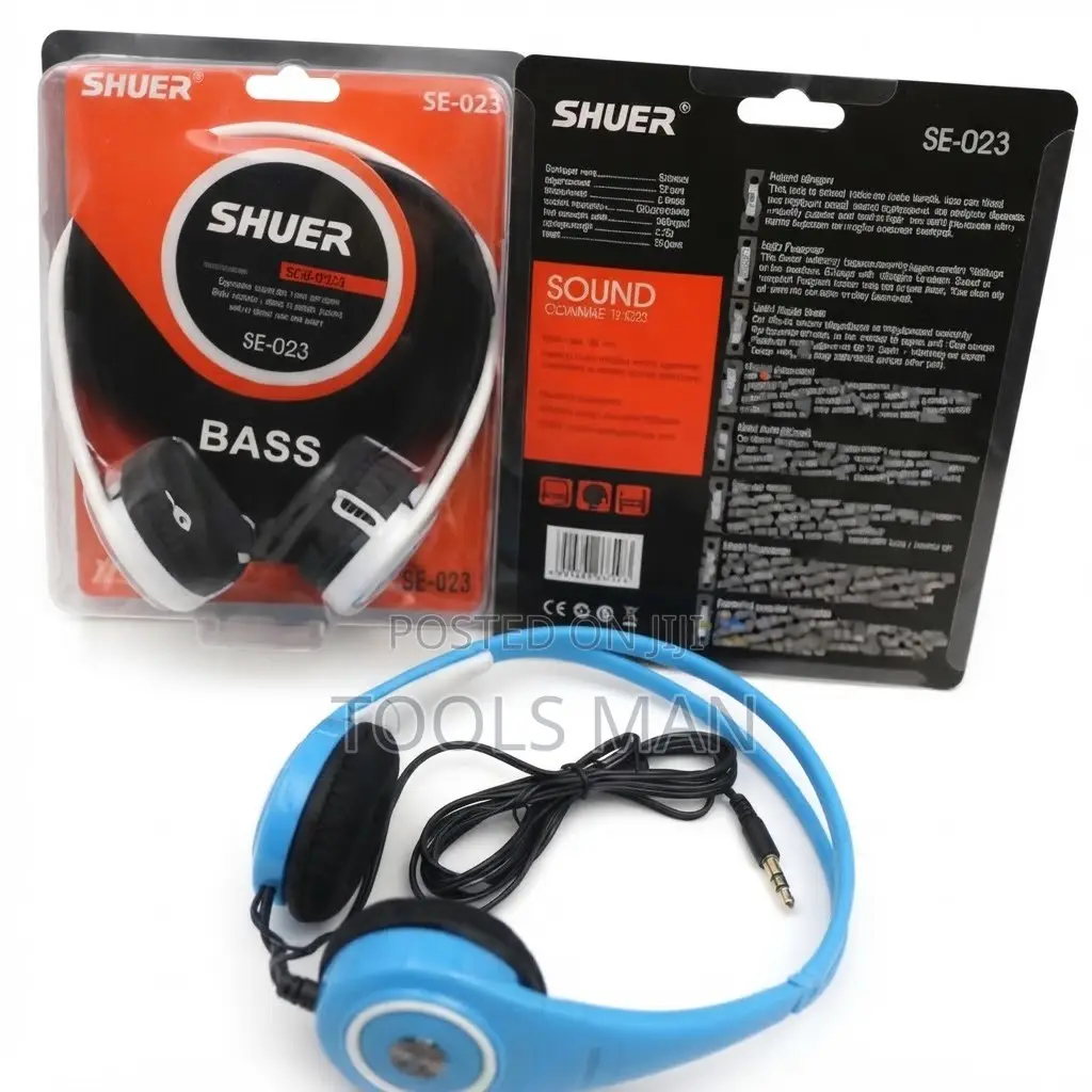 Shuer SE-023 Super Bass Wired Stereo Headphones